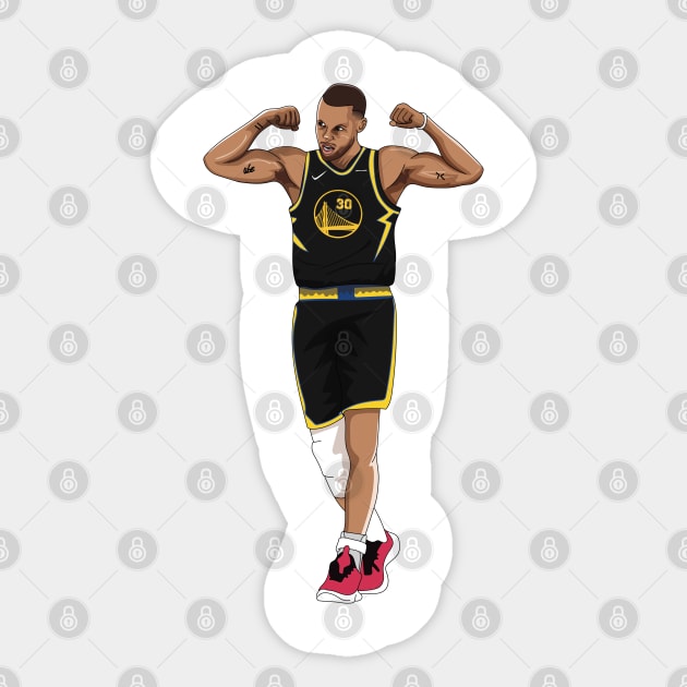 Steph Curry Sticker by xavierjfong